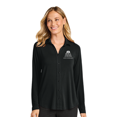 Port Authority Womens Luxe Knit Button Tunic